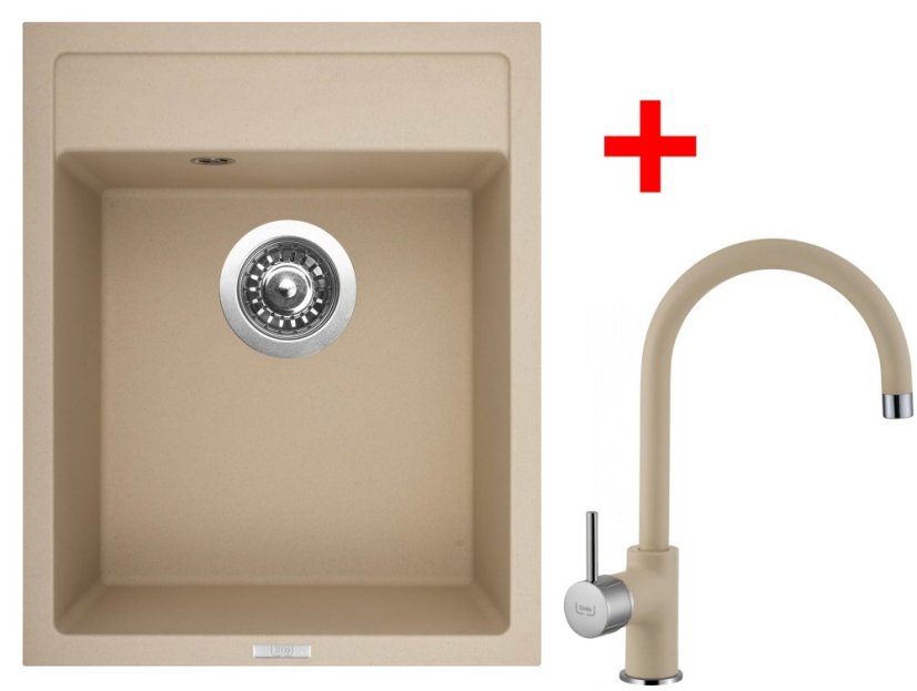 Sinks CLASSIC 400 Sahara + Vitalia GR Sinks CLASSIC 400 Sahara + Vitalia GR