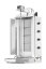 Plynový kebab gril, HENDI, Profi Line, 230V/16W, 13kW, 735x745x(H)1110mm