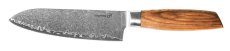 Nůž G21 Gourmet Damascus 17 cm, Santoku, rukojeť zebrawood