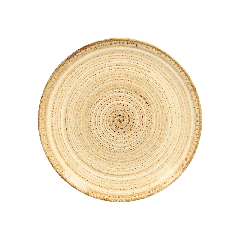 RAK Porcelain RAK Twirl talíř mělký 24 cm – beach | RAK-TWNNPR24BE RAK Porcelain RAK Twirl talíř mělký 24 cm – beach | RAK-TWNNPR24BE