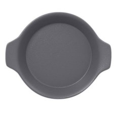 RAK Porcelain RAK Talíř kulatý s rukojetí 45 cl, šedá | RAK-NFOPRD16GY