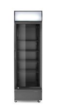 Jednokřídlá chladnička s podsvíceným panelem , Arktic, 254L, Černá, 230V/250W, 605x578x(H)1980mm