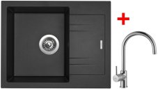 Sinks LINEA 600 Metalblack + Vitalia