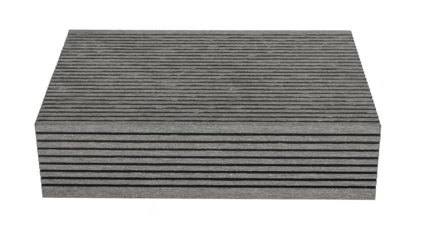 Terasové prkno G21 zakončovací, 2,5 x 14 x 400 cm, Incana WPC