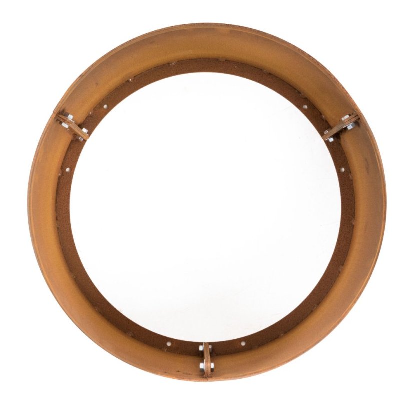 Zahradní obrubník G21 40 x 20 cm, kruhový, Corten