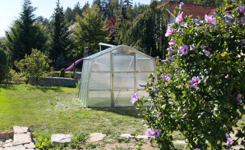 Skleník G21 GZ 59 - 251 x 311 cm, pozinkovaný - poškozený obal