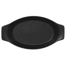 RAK Porcelain RAK Talíř oválný s rukojetí 78 cl, černá | RAK-NFOPOD30BK