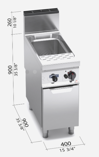 Vařič těstovin Bertos G9CP40