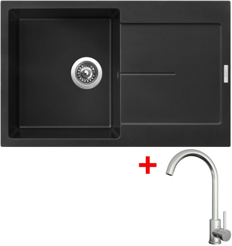 Sinks ULTIMA 790 Pureblack + ARCO celonerezová Sinks ULTIMA 790 Pureblack + ARCO celonerezová
