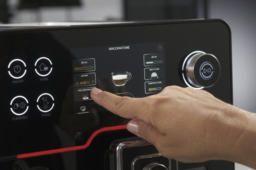 Automatický kávovar Gaggia New Accademia Black Glass