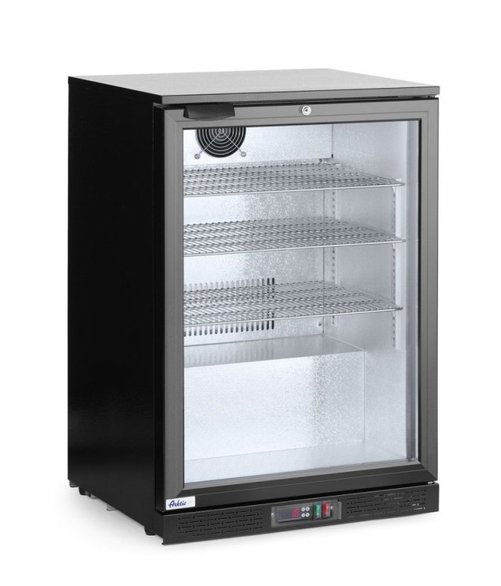 Jednodveřová chladnička, Arktic, 105L, Černá, 230V/123W, 600x530x(H)865mm