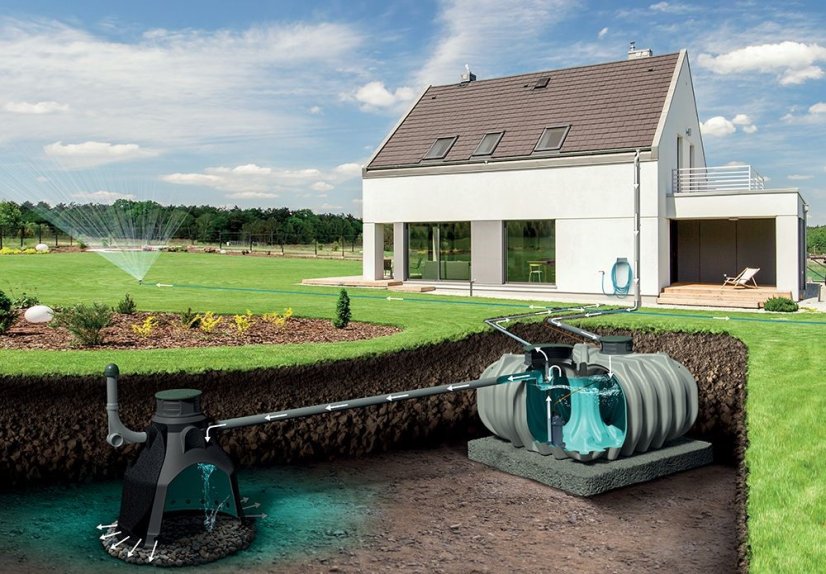 Podzemní nádrž Prosperplast UNGROUND R-2000 l černá