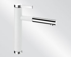 Blanco LINEE S Silgranit-look dvoubarevná bílá/chrom