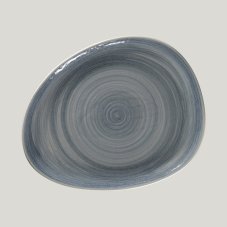 RAK Porcelain RAK Spot talíř mělký 28 × 22,5 cm, šedomodrý | RAK-SJDFLFP28