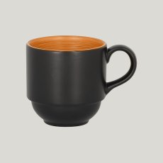 RAK Porcelain RAK Trinidad šálek stohovatelný 200 ml, oranžový | RAK-TRCLSC20BC