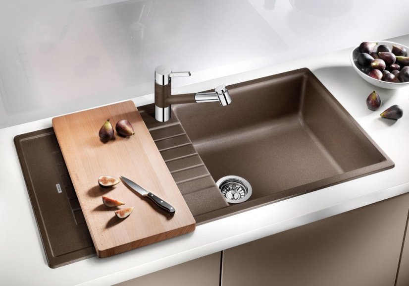 Blanco ZIA XL 6 S Silgranit kávová oboustranné provedení