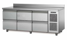 Coldline chladící stůl TA17/6M s deskou a zadním lemem