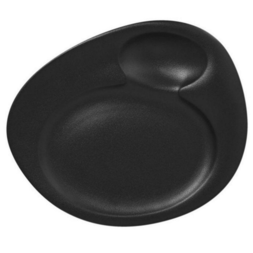 RAK Porcelain RAK Talíř s důlkem 32 × 26,5 cm, černá | RAK-NFNBFP32BK RAK Porcelain RAK Talíř s důlkem 32 × 26,5 cm, černá | RAK-NFNBFP32BK