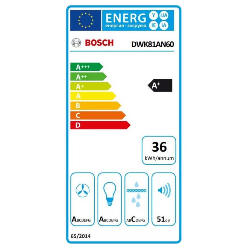 Komínová digestoř Bosch DWK81AN60