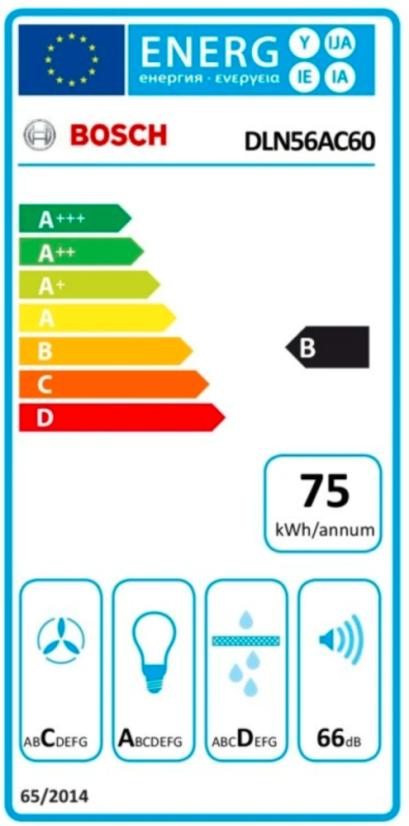 Vestavná digestoř Bosch DLN56AC60
