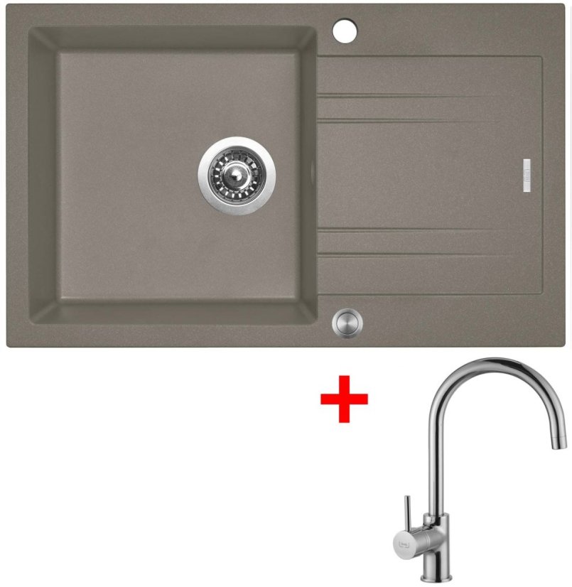 Sinks LINEA 780 XC Truffle + Vitalia Sinks LINEA 780 XC Truffle + Vitalia