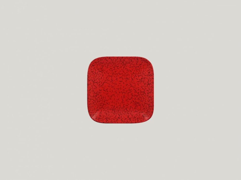 RAK Porcelain RAK Ruby talíř čtvercový 15 × 15 cm – červená | RAK-RBAUSP15 RAK Porcelain RAK Ruby talíř čtvercový 15 × 15 cm – červená | RAK-RBAUSP15