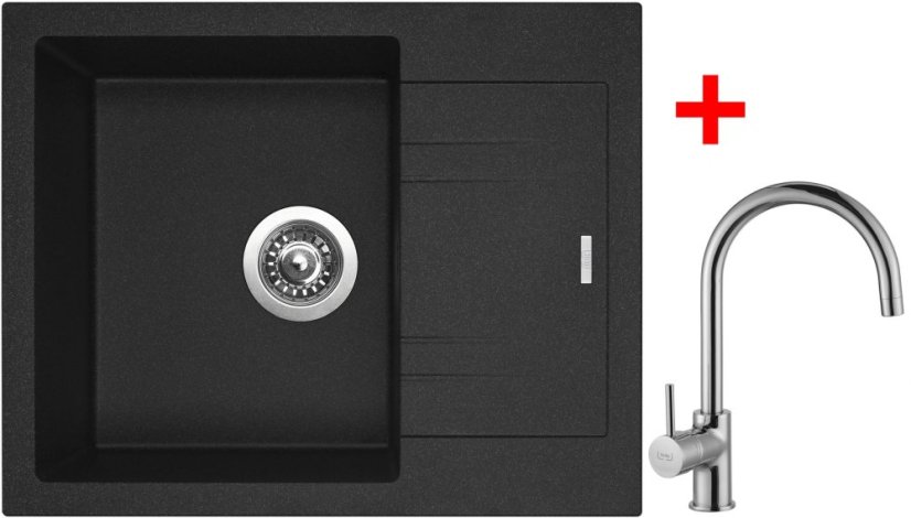 Sinks LINEA 600 Granblack + Vitalia Sinks LINEA 600 Granblack + Vitalia