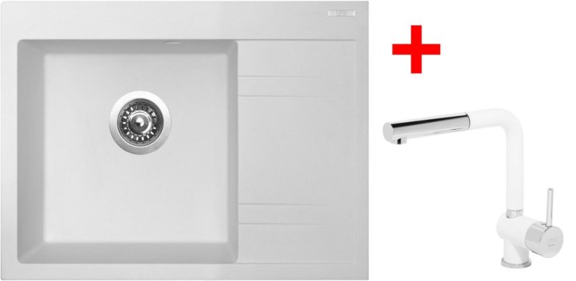 Sinks RIM 650 L Milk + Mix 3 P GR Sinks RIM 650 L Milk + Mix 3 P GR