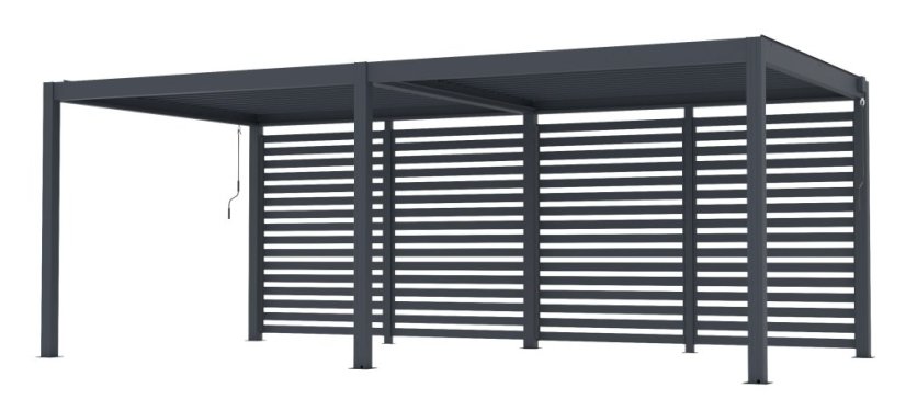 Příslušenství G21 fixní lamelová stěna pro pergolu Austin Premium 6x3 a 6x4 m