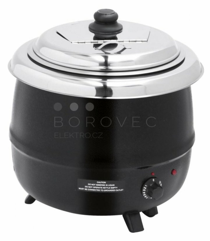 Tip-gastro kotlík elektrický na polévku SB-13 - černý Tip-gastro kotlík elektrický na polévku SB-13 - černý