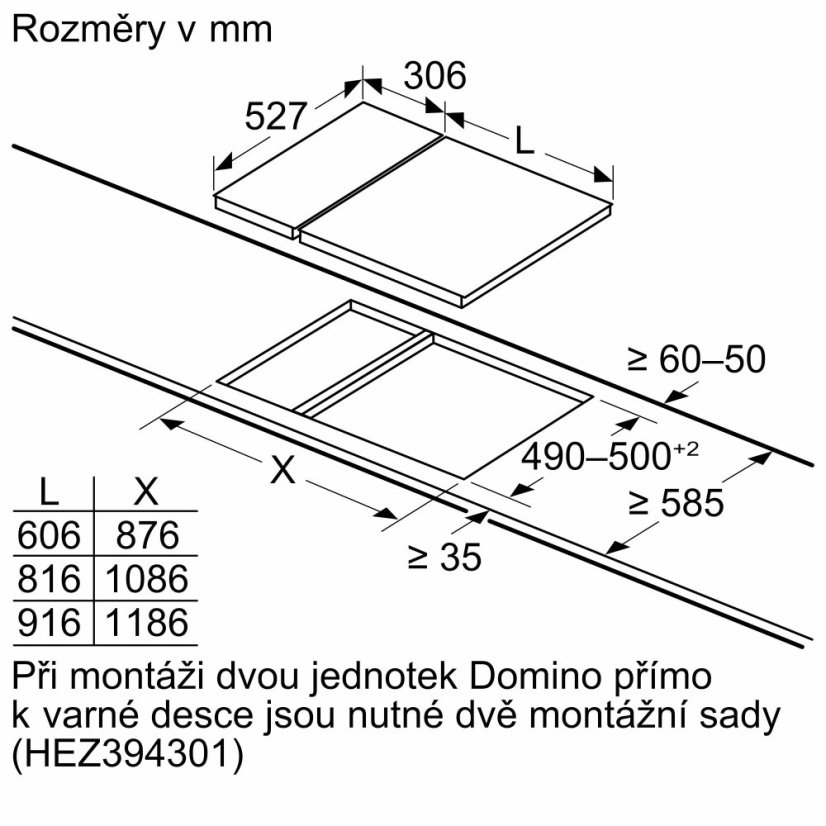 Indukční varná deska Bosch PXX375FB1E