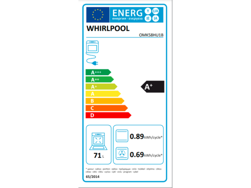 Vestavná trouba Whirlpool OMK58HU1B