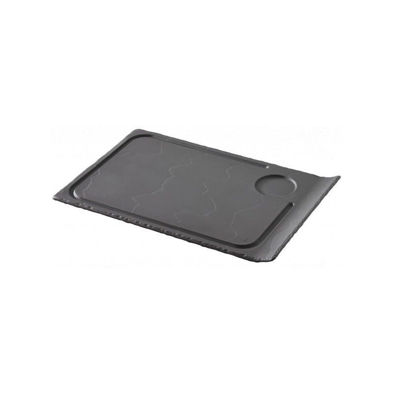 Revol Basalt talíř obdélný s drážkou 33 × 22 cm | REV-647782 Revol Basalt talíř obdélný s drážkou 33 × 22 cm | REV-647782