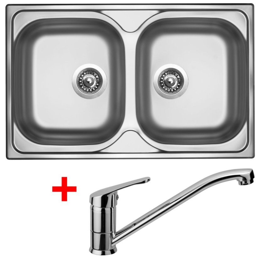 Sinks CLASSIC 800 DUO + PRONTO Sinks CLASSIC 800 DUO + PRONTO