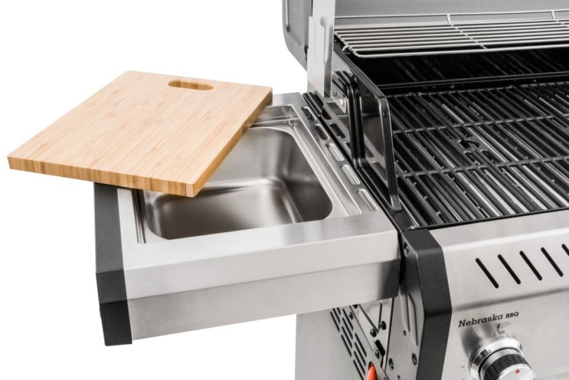 Plynový gril G21 Nebraska BBQ Premium line, 6 hořáků + zdarma redukční ventil