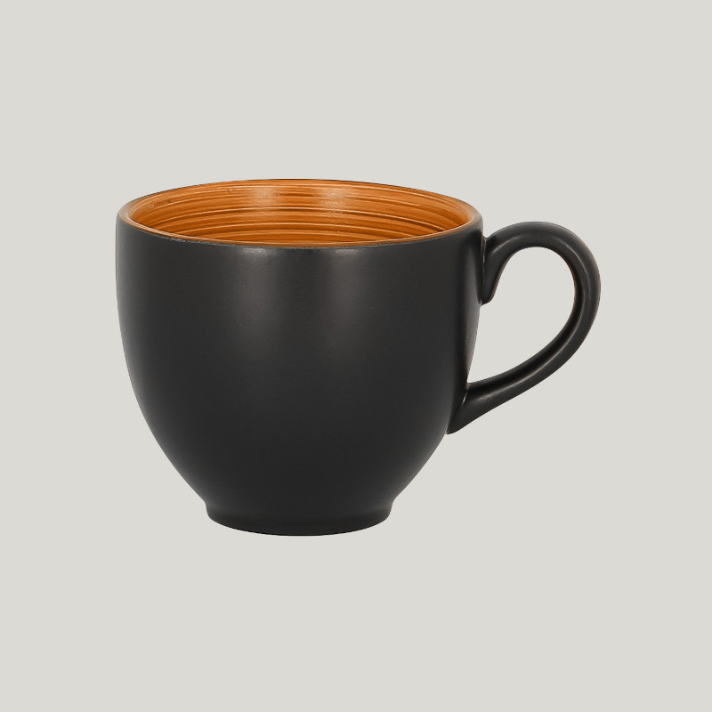 RAK Porcelain RAK Trinidad šálek nestohovatelný 200 ml, oranžový | RAK-TRCLCU20BC RAK Porcelain RAK Trinidad šálek nestohovatelný 200 ml, oranžový | RAK-TRCLCU20BC