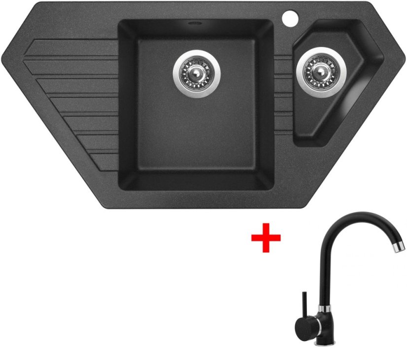 Sinks BRAVO 850.1 Granblack + Polo GR Sinks BRAVO 850.1 Granblack + Polo GR