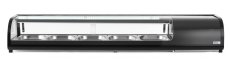 Stojan na Sushi, Arktic, Kapacita: 5x GN 1/2 (V)40 mm (včetně nádob)., Černá, 230V/190W, 420x1800x(H)265mm