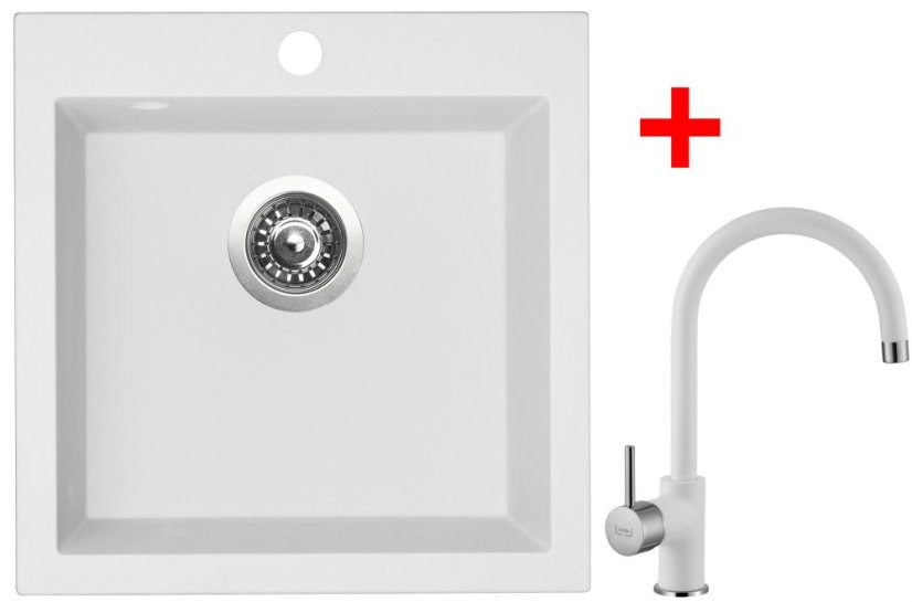 Sinks VIVA 455 Milk + Vitalia GR Sinks VIVA 455 Milk + Vitalia GR