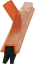 Vikan stěrka 45x600mm oranžová 77547