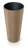 Květináč Prosperplast FURU SLIM ECO WOOD 30 cm naturo