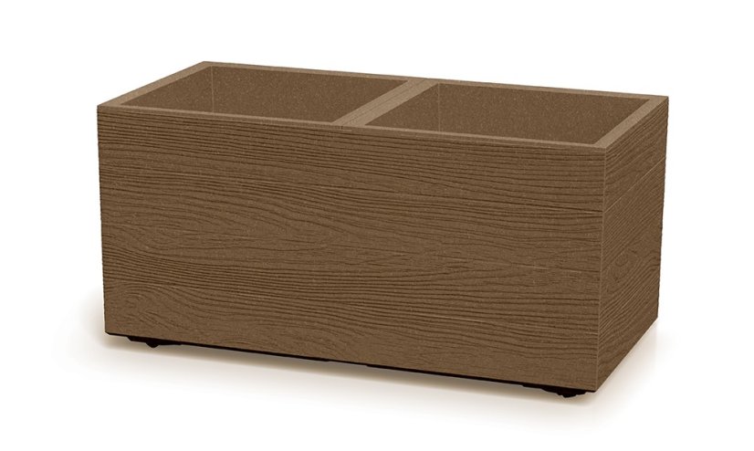 Květináč Prosperplast MADERA CASE eco wood 77 cm naturo
