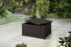Zahradní stůl Keter Arica úložný hnědý