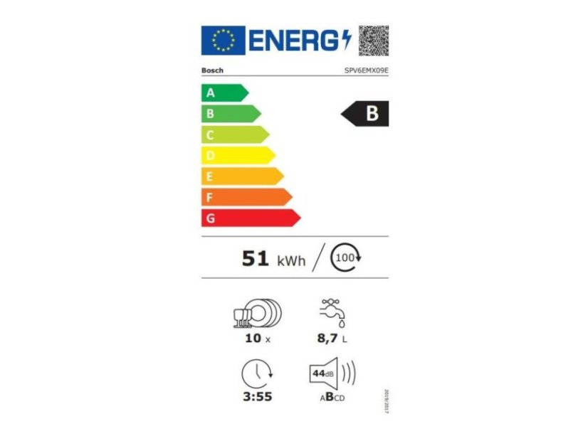 Vestavná myčka nádobí Bosch SPV6EMX09E