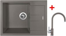 Sinks AMANDA 650 Truffle + Vitalia GR