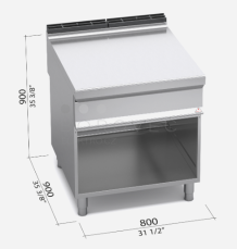 Neutrální pracovní modul Bertos N9-8MC