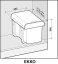 Sinks EKKO 40 1x34l