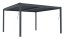 Bioklimatická pergola G21 Austin Premium 4x4 m, antracitová hliníková