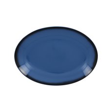 RAK Porcelain RAK Talíř oválný 26 x 19 cm, modrá | RAK-LENNOP26BL