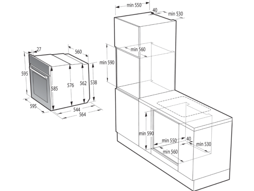 Vestavná trouba Gorenje BP6138B